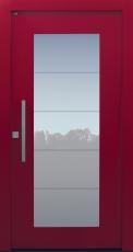 Haustür rot Modell B34