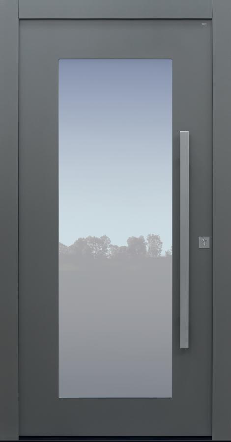 Haustür grau Modell B34