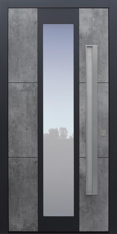 Haustür Exterior Skyline mit Schalengriff Modell B35