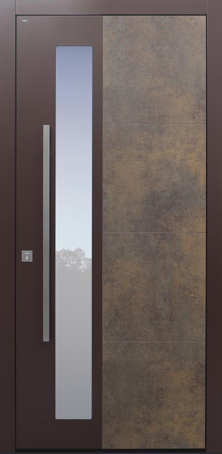 Haustür Exterior Patina Bronze Modell B37-T1Haustür Exterior Patina Bronze Modell B37