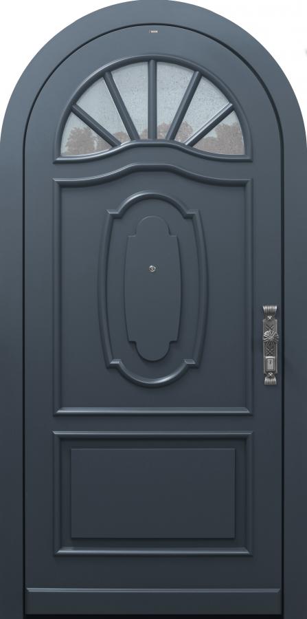 Haustür klassisch mit Rundbogen Sonderanfertigung auf Kundenwunsch Modell Sonder